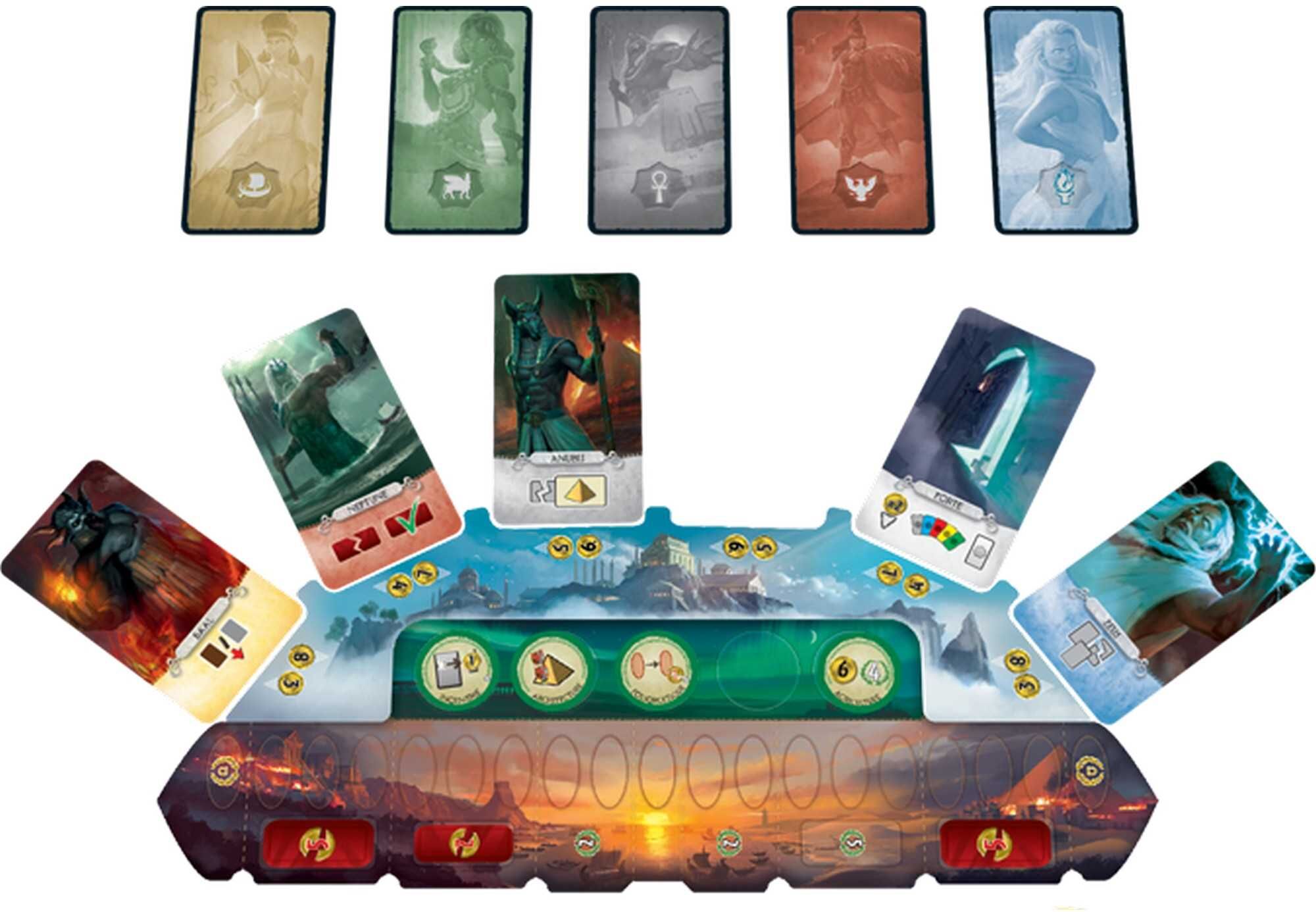 7 Wonders Duel: Pantheon Expansion for Two-Player Strategic Tabletop Play, Ages 10+, by Repos