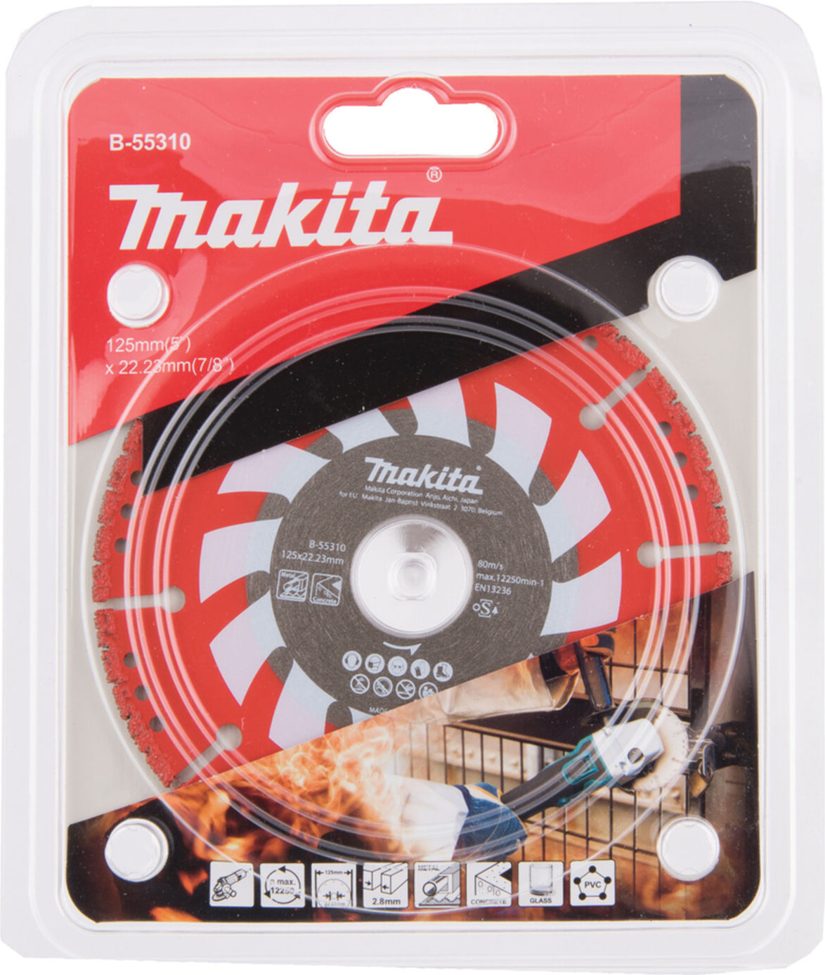 Makita Diamantschneider 125mm Rettung (B-55310)