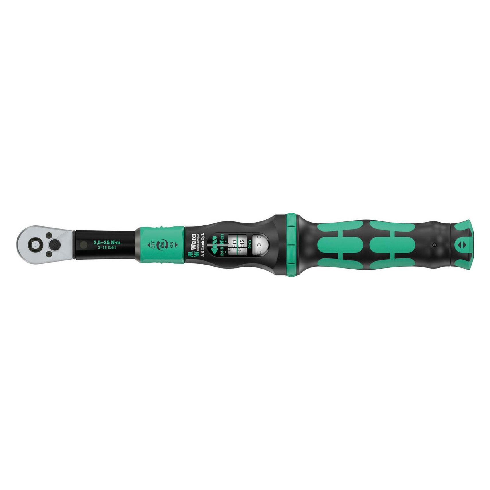 Wera Click-Torque Lock A5 (1/4", 2.50 - 25 Nm) (05075693001)