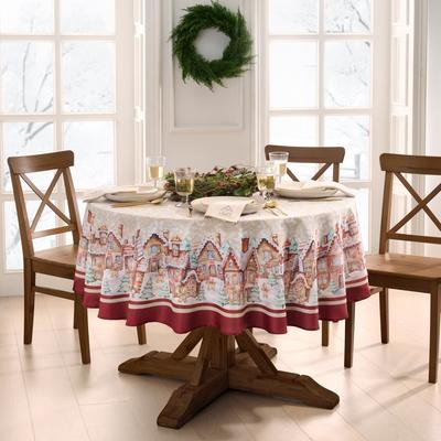 Threadmade Gingerbread Bliss Tablecloth