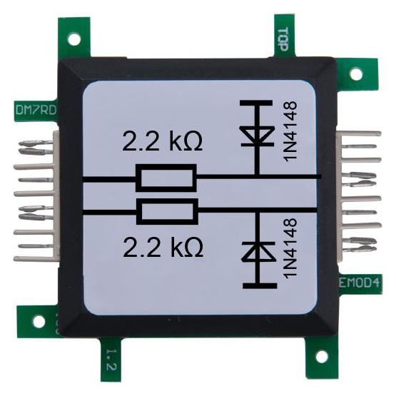 Allnet BrickRknowledge 2,2K Doppelwiderstand mit Schutzdiode (ALL-BRICK-0406)