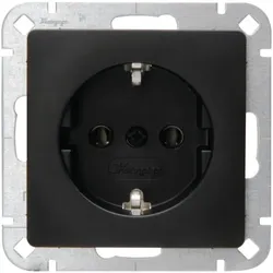 Kopp 923550004 HK05 Schutzkontaktsteckdose mattschwarz