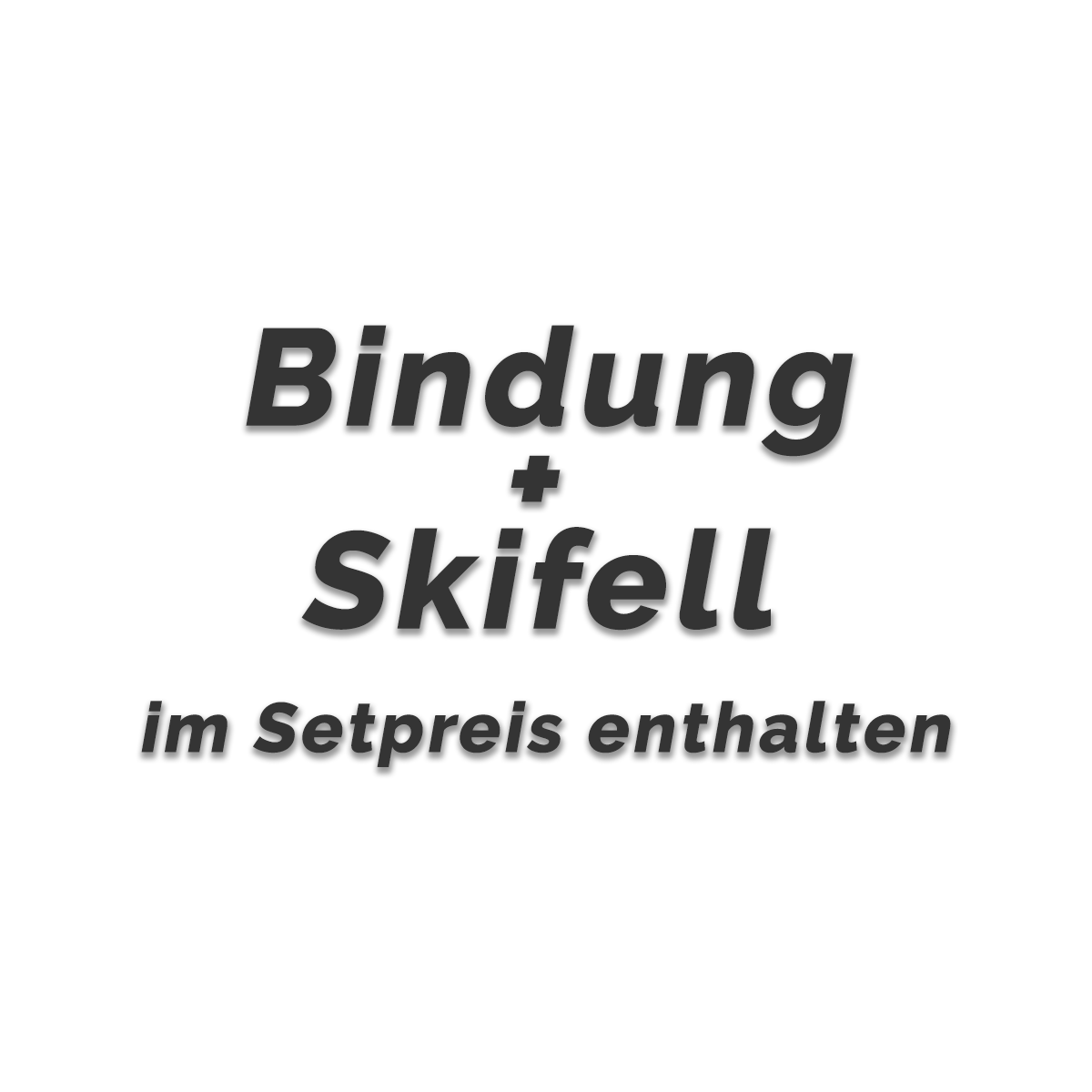 XSPO Bindung + Skifell im Skiset enthalten