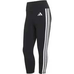 Adidas, Damen, Tights, Opt Es 3S 3/4 L - black/white (S), Schwarz