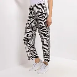 IN-PRINT Hose, 7/8-Länge Rundumdehnbund gerade Form elastische Ware