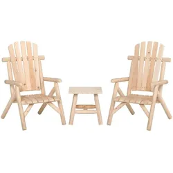 vidaXL, Gartenlounge, Tadenos (2x Stuhl + Tisch)