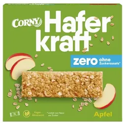 Corny 4er-Pack Hafer-Riegel »Haferkraft Apfel« ohne Zuckerzusatz mehrfarbig