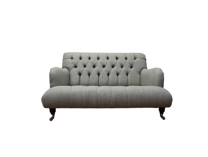 Xlmoebel Chesterfield-Sofa Elegantes blaues Sofa im Chesterfield-Stil, Sofa, Hergestellt in Europa