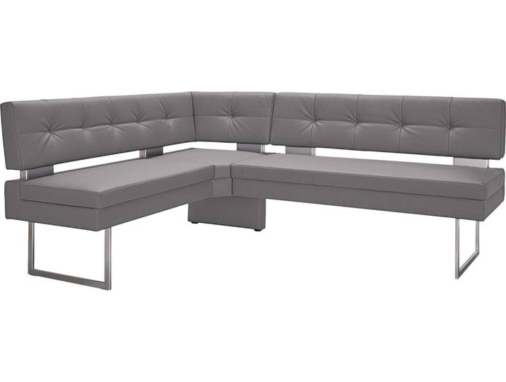 Dieter Knoll Eckbank LIMONE, grau, Stoff