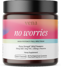 Vena CBD No Worries CBD THC Gummies