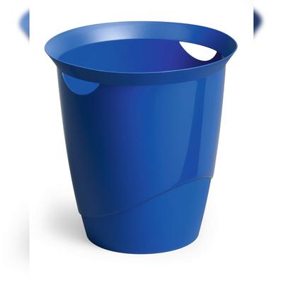 Durable Papierkorb 16l TREND bl mit Tragegriffen