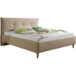 Polsterbett Nelo Beige ca. 200x200 cm