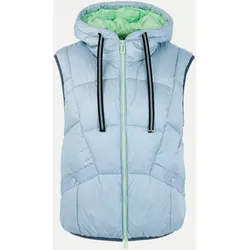 Sportliche Steppweste Blau 34