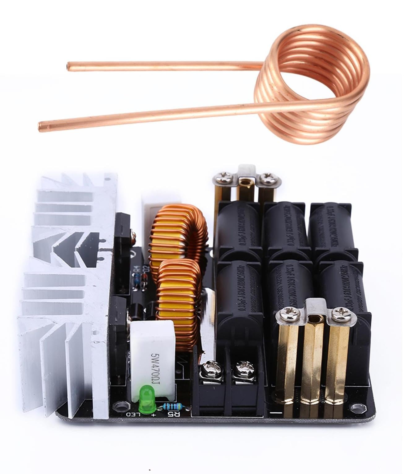 Dripio Inductieverwarmingsplaat 1000W ZVS 12-48V DC voor het smelten van metalen