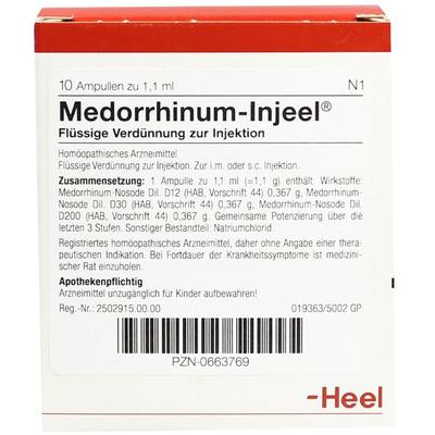 Medorrhinum Injeel Ampullen 10 St