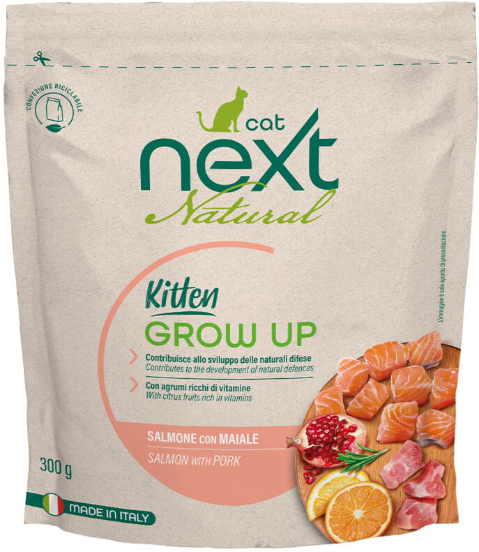 Next Natural Kitten Grow Up Salmone e Maiale 300GR