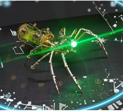 Multicon Wholesale Hub DIY Mechanical Spider Kit, Cyberpunk Metal Puzzles, Creative Insect Assembly, Handmade Metal Puzzle spider A