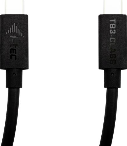 I-tec USB-C Kabel USB-C Stecker 1.50m Schwarz TB3CBL150CM