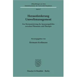 Herausforderung Umweltmanagement., Fachbücher