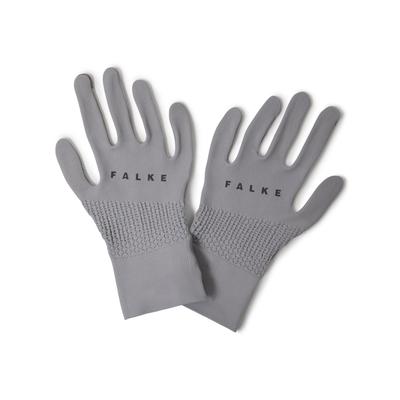 Strickhandschuhe FALKE "FALKE Handschuhe", Mädchen, Gr. S/M, grau (shade (3422)), Handschuhe