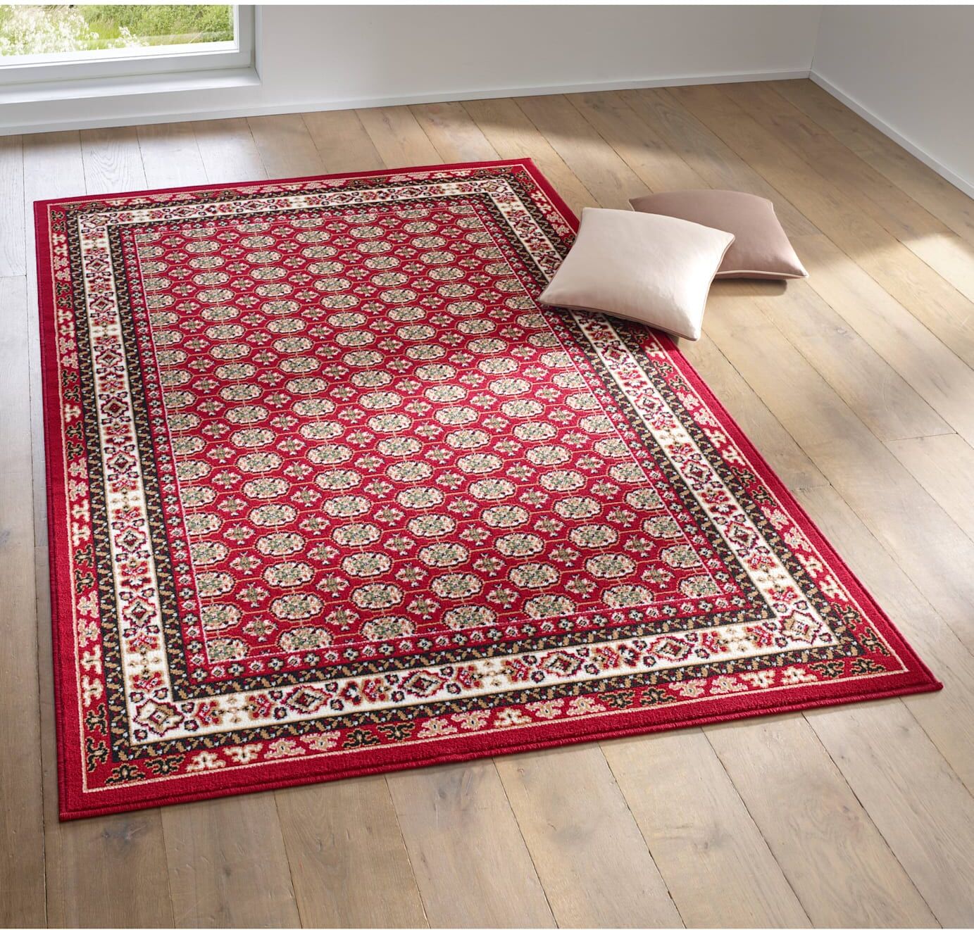Läufer Gr. 8, rot, B:80cm H:7mm L:200cm, Kunstfaser, Polypropylen, Teppiche, Läufer