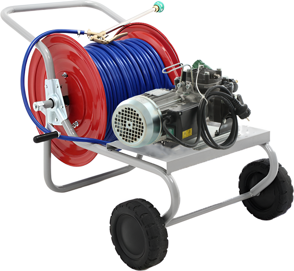 AgriEuro TOP-LINE Elektro-Sprühmotorpumpen-Kit mit Wagen - Udor Iota 20 hp1