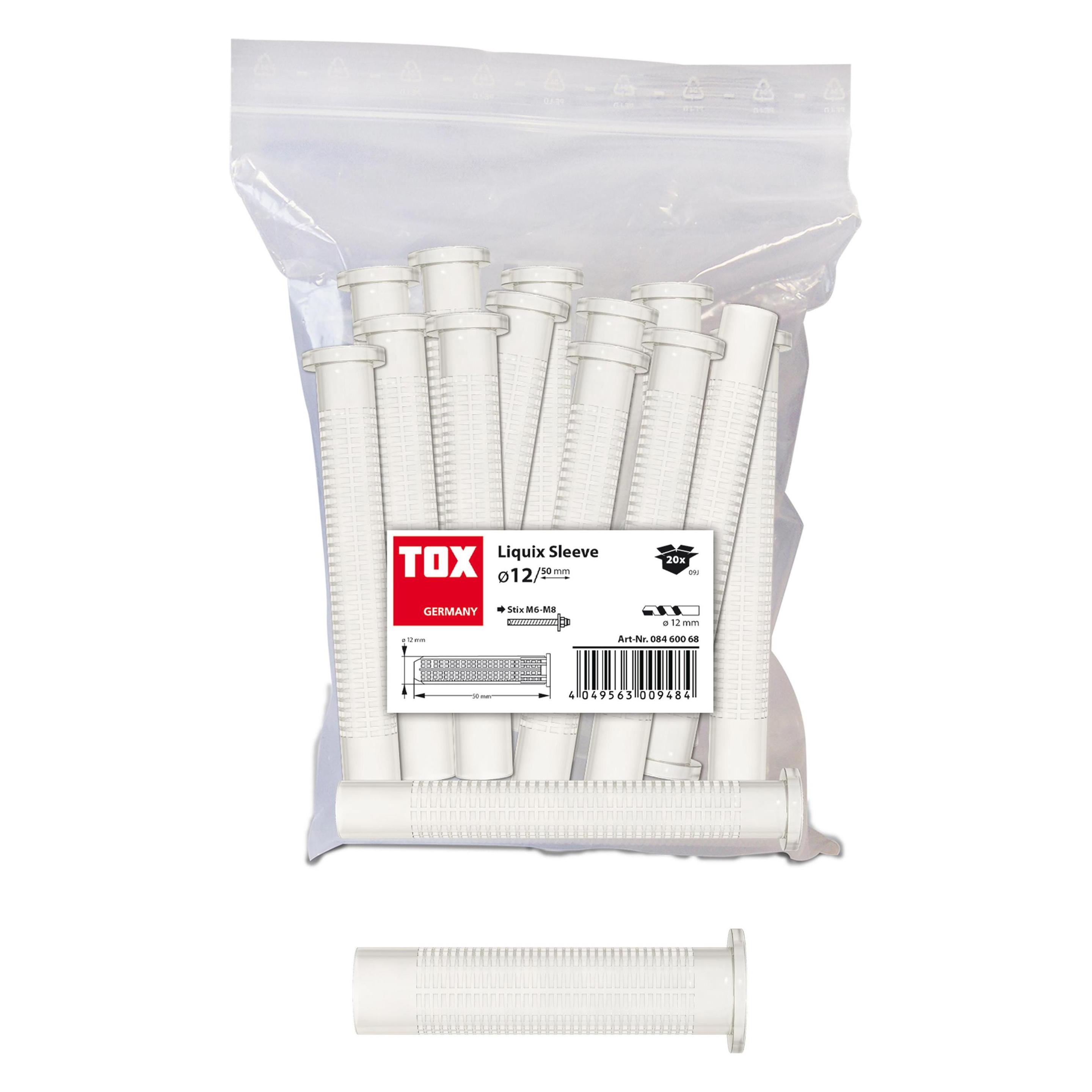 Tox Siebhülse Liquix Sleeve 12x80 mm (20 Stk.) (08460069)