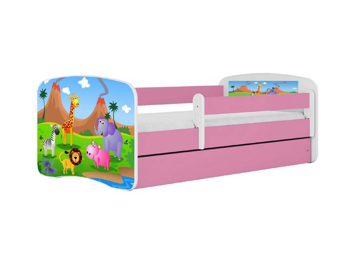 99rooms Kinderbett Dreams XXX (Kinderbett, Bett), Modern Design, Liegekomfort, mit Schublade, Lattenrost und Matratze