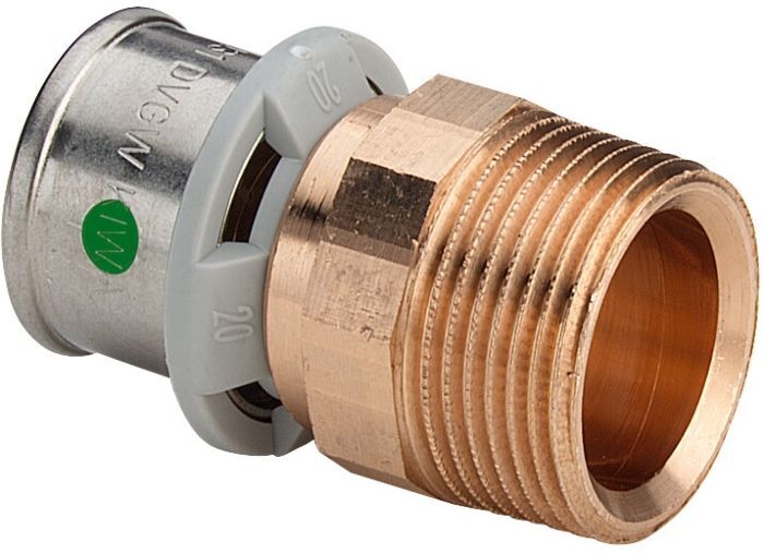 Viega Sanfix-P Übergangsstück 566333 32 mm x R 1, mit SC-Contur, Rotguss