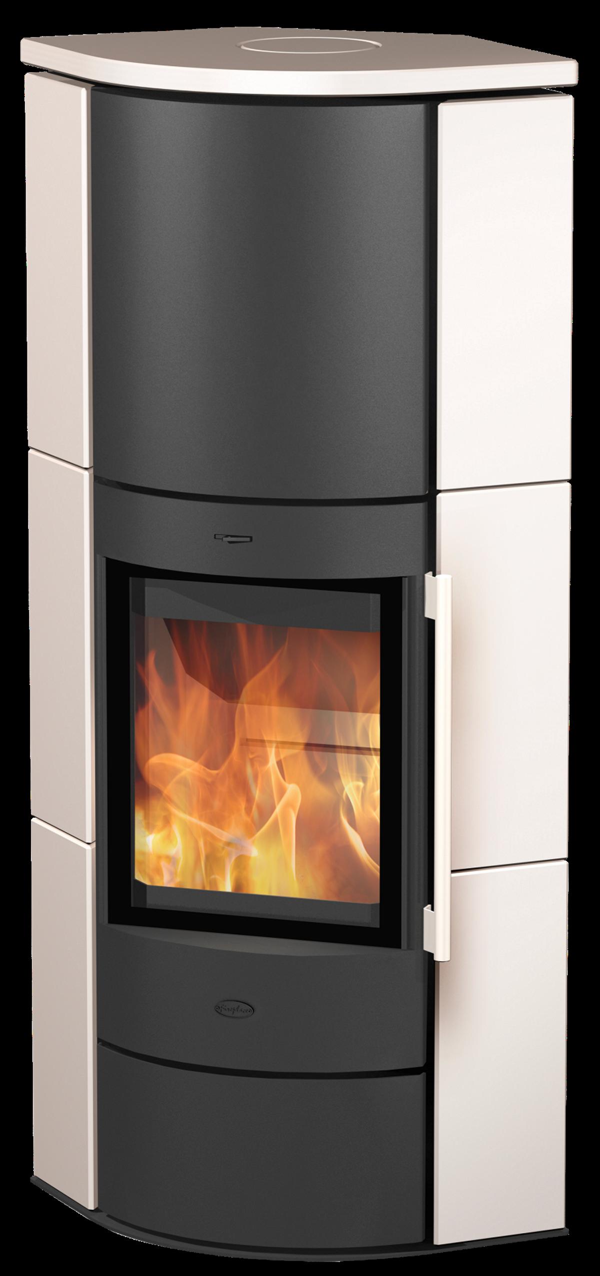 FIREPLACE Adelaide Plus Keram. Eck/Haube schw,H1431xB704xT442mm,210 kg 08090957