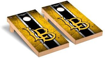 Skip's Garage California State Long Beach 49ers Vintage Cornhole Board Set