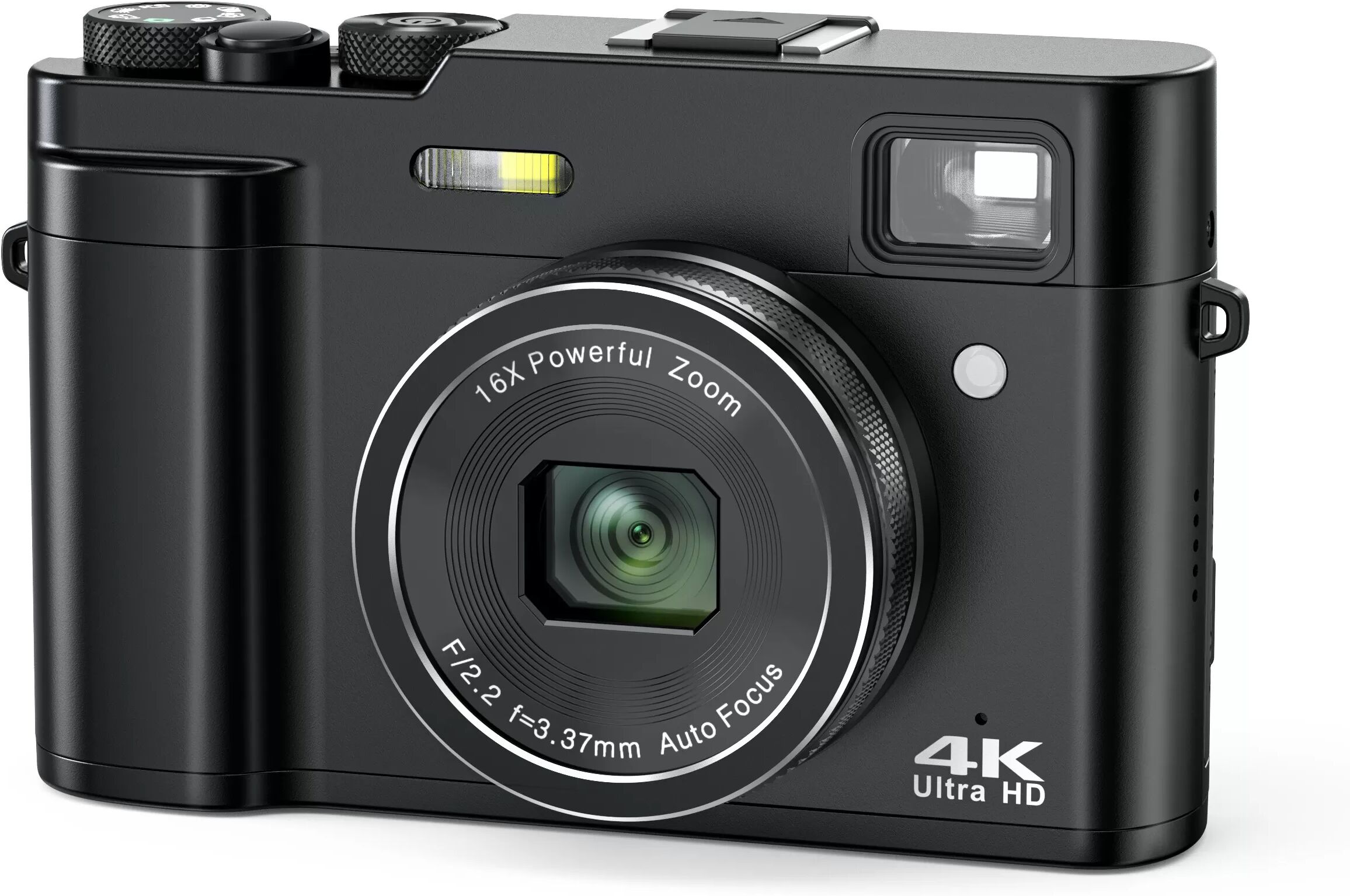 INF Appareil photo numérique 4K DC213Y avec carte TF 32 Go