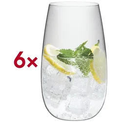 Rona Longdrinkbecher Longdrink 12 Sensual 580 ml ungeeicht 6 Stück transparent, 14.8 cm