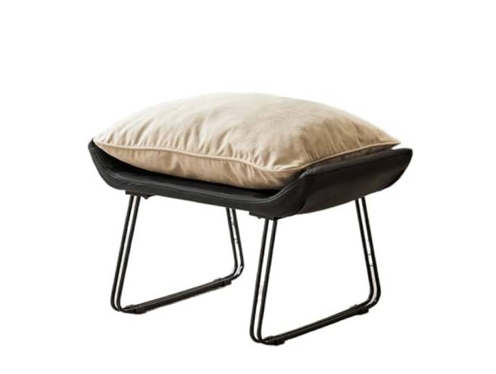 YANG11FAN Vielseitig Sofa-Fußstütze mit weichem Kissen, geeignet for Schuhwechsel(Schwarz)