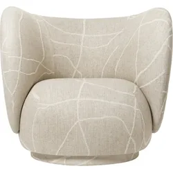 Rico Lounge Drehsessel, beige