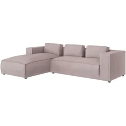 ECKSOFA Nova Puderrosa Cord