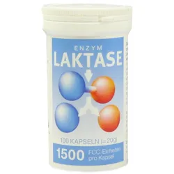 Laktase 1.500 FCC Enzym Kapseln 100 St