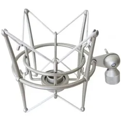 keepdrum MS089SV Silber Mikrofon-Spinne, Mikrofonspinne