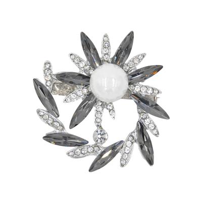 Brosche FIRETTI "Schmuck Geschenk Ansteckschmuck Spirit Sun", silber (silberfarben), Broschen, Damen, Metall, Brosche