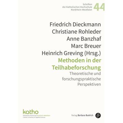 Methoden in der Teilhabeforschung, Taschenbuch von , Verlag Barbara Budrich, 978-3-8474-2718-6