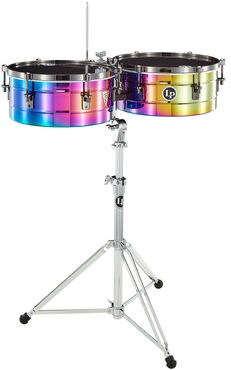 LP Timbales Tony Succar Signature Rainbow Chrome