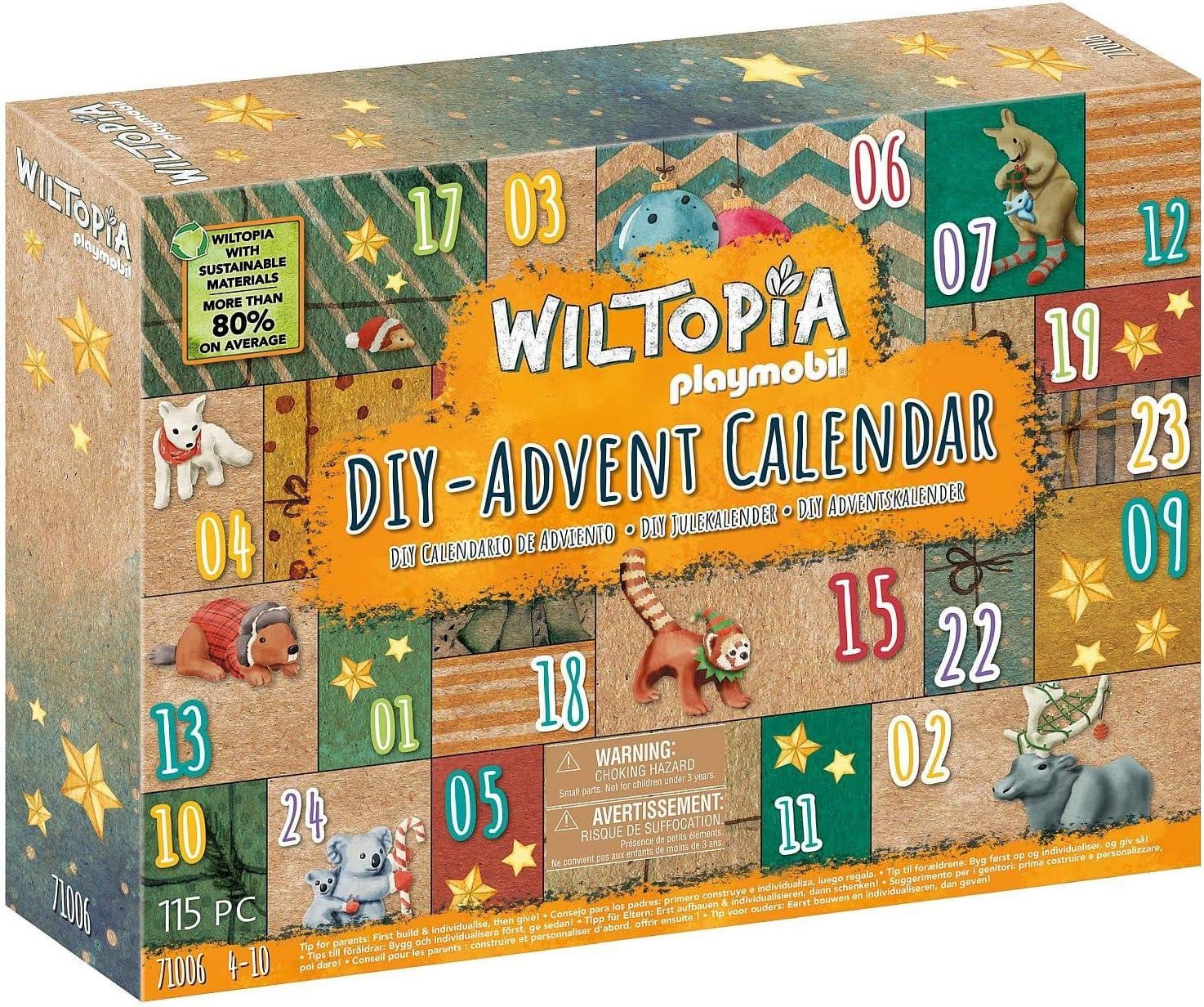 oCreon Doe-het-zelf adventskalender: dierenwereldreis