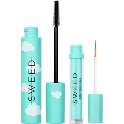 Sweed, Mascara, Cloud Power Duo - Cloud Mascara Black + Eyelash Growth Serum 3ml (Black)