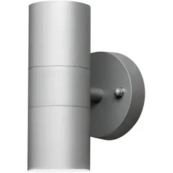 Konstsmide Wandleuchte Modena, grau, klares Glas (7571-300)