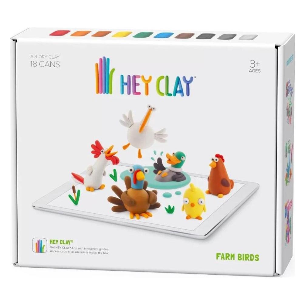 Tm Hey Clay Plastic Mass Farm Vögel 18009CEE (HCL 18009CEE)
