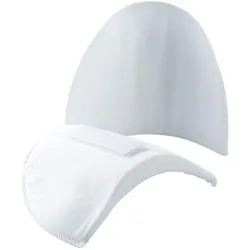 Prym Schulterpolster Halbmond mit Haftverschluss (2 Stk.), Nähzubehör, Beige