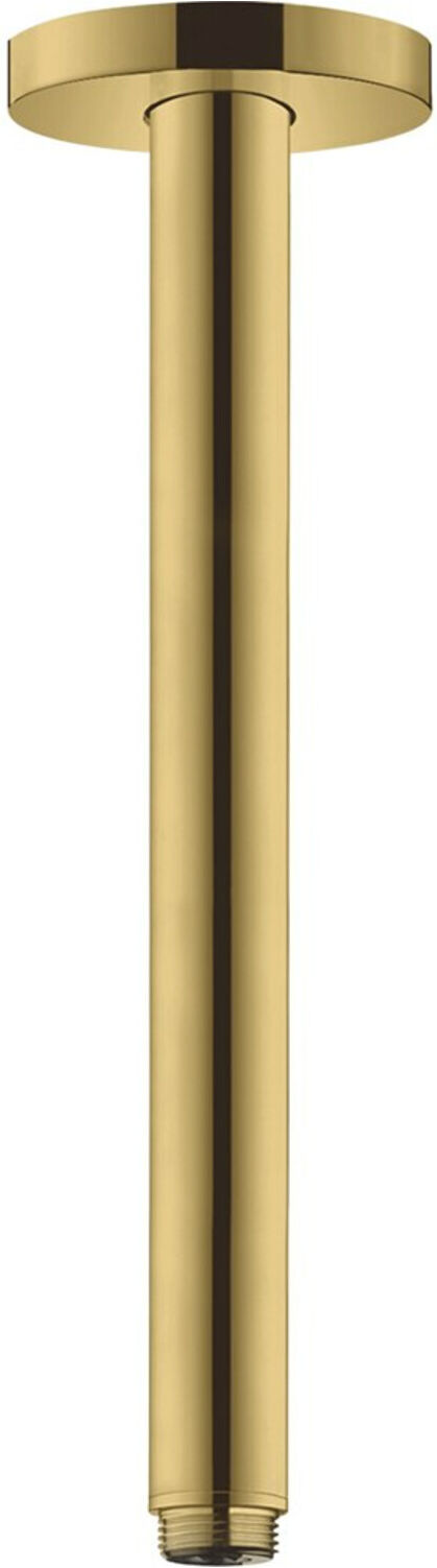 Hansgrohe Deckenanschluss S 300mm, pol. gold optic, runde Rosette (27389990)