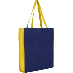 TEXXILLA City-Bag 2, dunkelblau/gelb