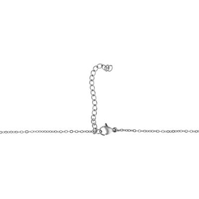 Kette ohne Anhänger ADELIA´S "Halskette mit Anhänger – aus Edelstahl", silber, Halsketten, Damen, 43cm, Edelstahl, Perfekt als Geschenk zum einfach so