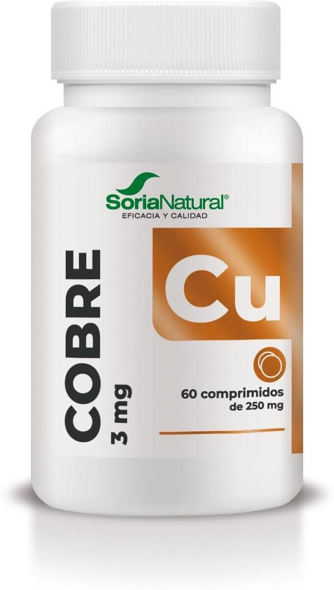 Soria Natural Cobre Liberación Sostenida 60 Comprimidos